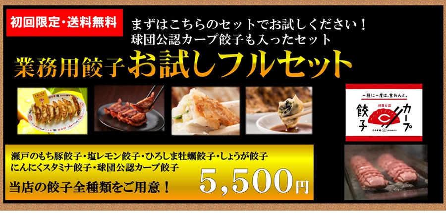 餃子お試しフルセット